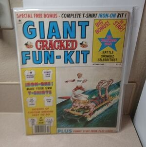 Vintage Giant Cracked Fun-Kit Magazine, specifically the October 1984 issue.